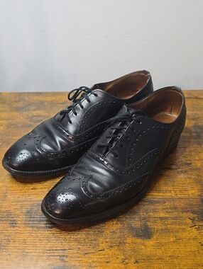​Church's Pre-Prada Chetwynd Brogue Oxford Last 73 UK 7.5D US 8.5 Narrow Black